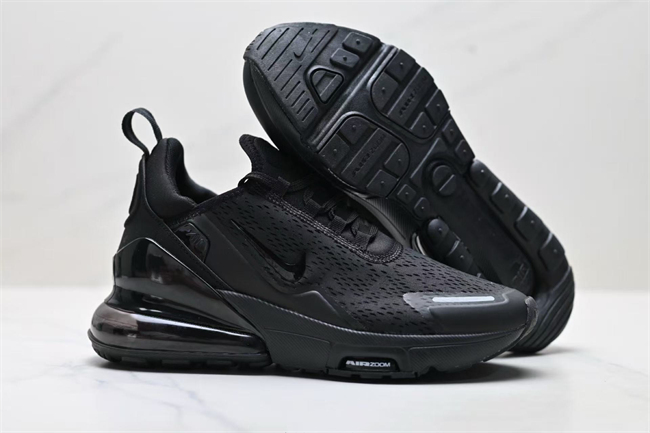 Men's Black Hot sale Running weapon Air Max 270 Shoes 0131